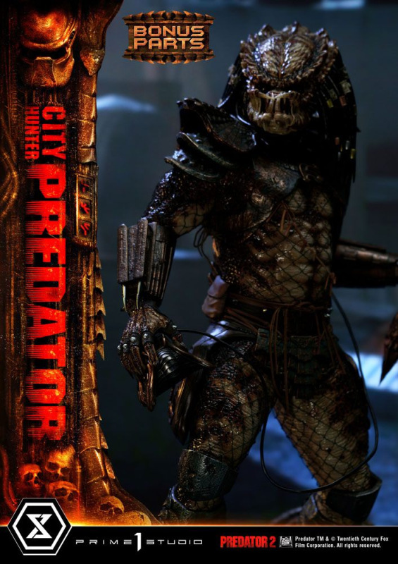 Predator 2 Museum Masterline Statue 1/3 City Hunter Predator Deluxe Bonus Version 105 cm 3