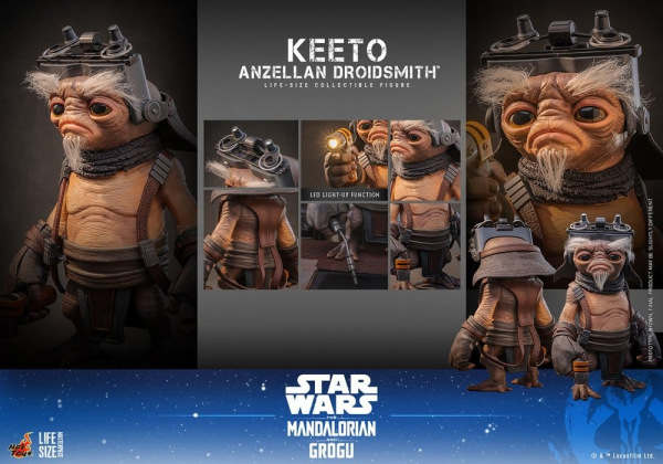 Star Wars: The Mandalorian & Grogu Life-Size Masterpiece Life-Size Figure Keeto (Anzellan Droidsmith 6