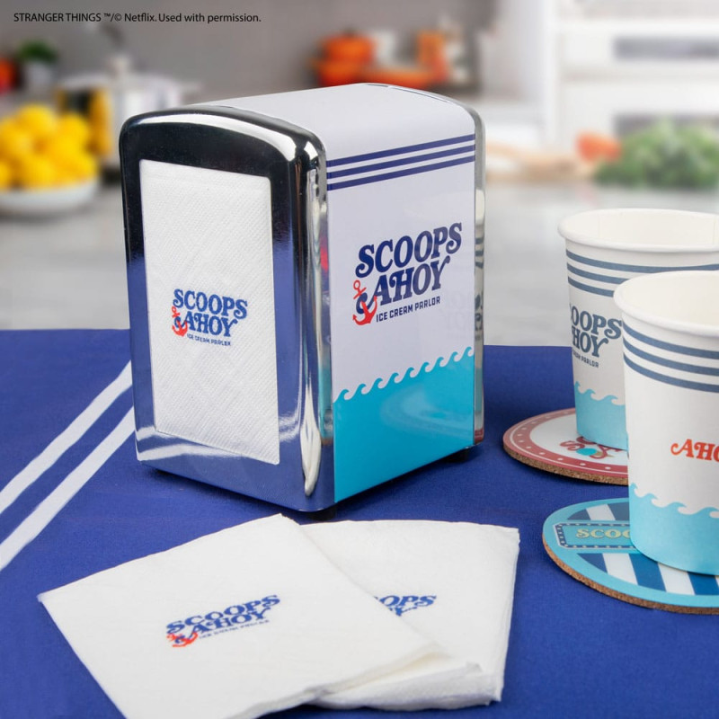 Stranger Things Napkin Dispenser set Scoops Ahoy 1