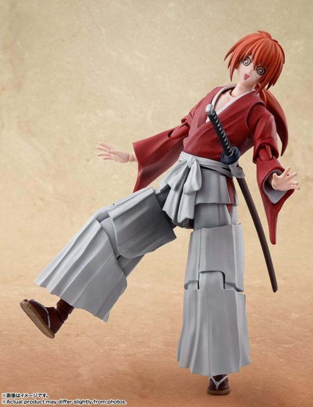Rurouni Kenshin: Meiji Swordsman Romantic Story S.H. Figuarts Action Figure Kenshin Himura 13 cm