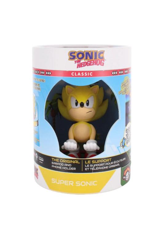 Sonic The Hedgehog Holdem Cable Guy Super Sonic 10 cm