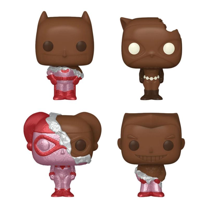 DC Valentines Pocket POP! Vinyl Figure 4-Pack Choc 4 cm