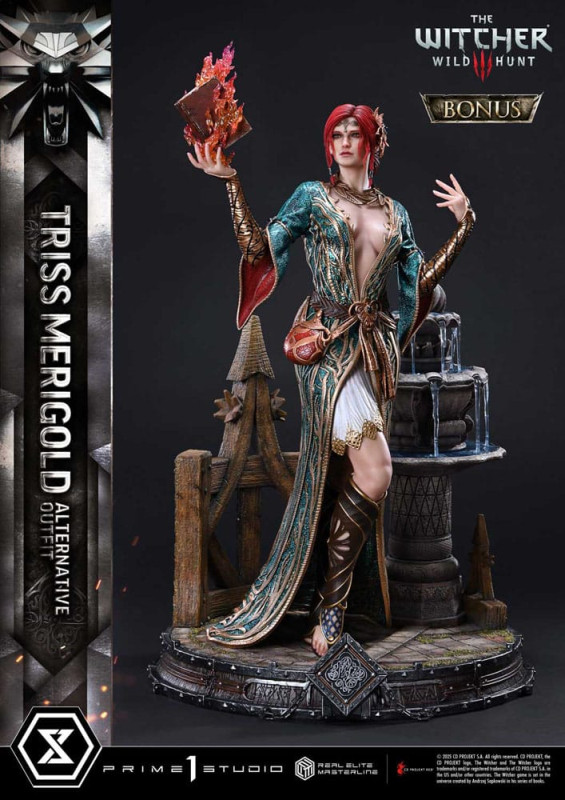 The Witcher 3: Wild Hunt Real Elite Masterline Series Statue 1/4 Triss Merigold Bonus Version 52 cm 7