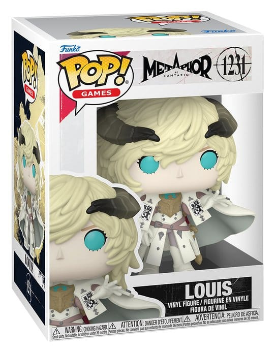 Metaphor: ReFantazio POP! Games Vinyl Figure Louis Guiabern 9 cm 1