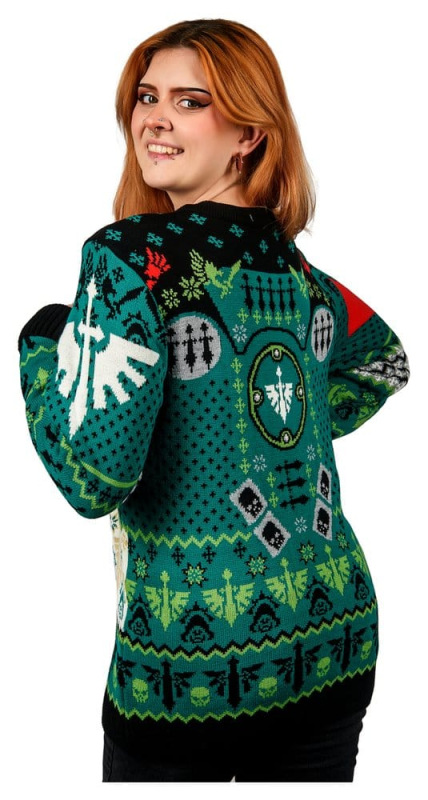Warhammer 40,000 Christmas Sweater Dark Angels Size M 5