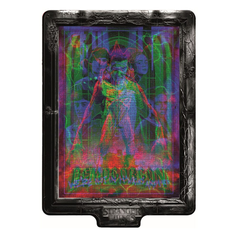 Stranger Things Metamorphic Art Collection Jigsaw Puzzle with Light-Up Effect Demogorgon (520 pieces