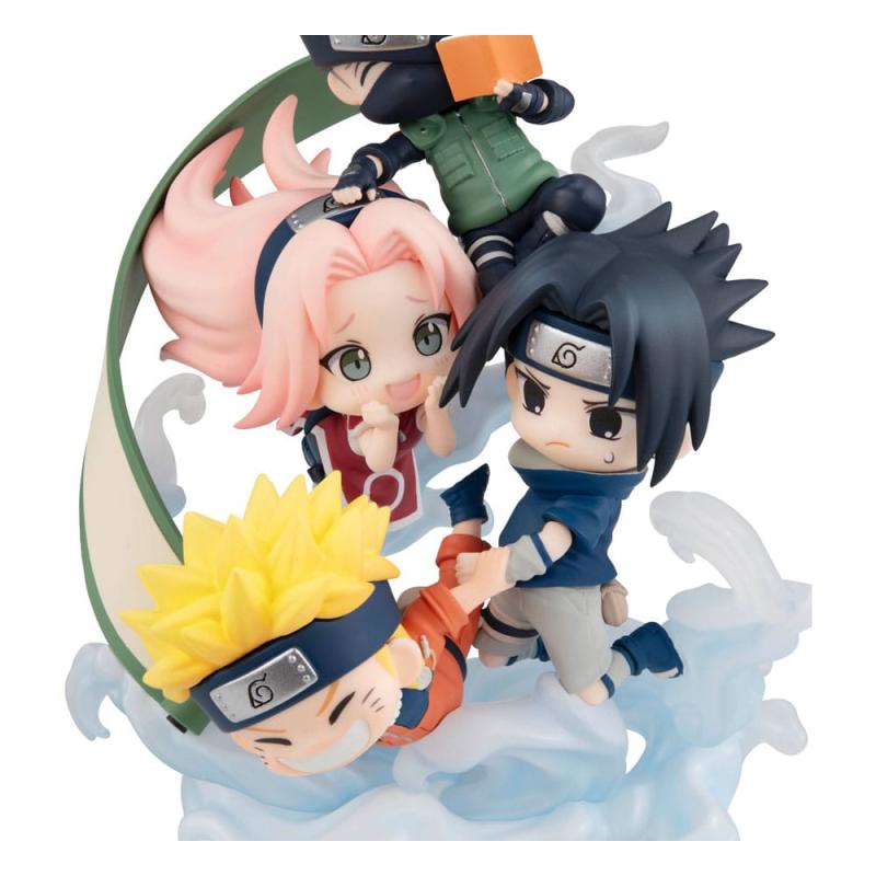 Naruto Shippuden FigUnity PVC Mini Statue Gather here, Team 7 13 cm