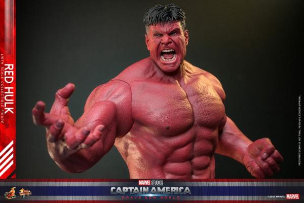 Captain America: Brave New World Movie Masterpiece Action Figure 1/6 Red Hulk 47 cm 12