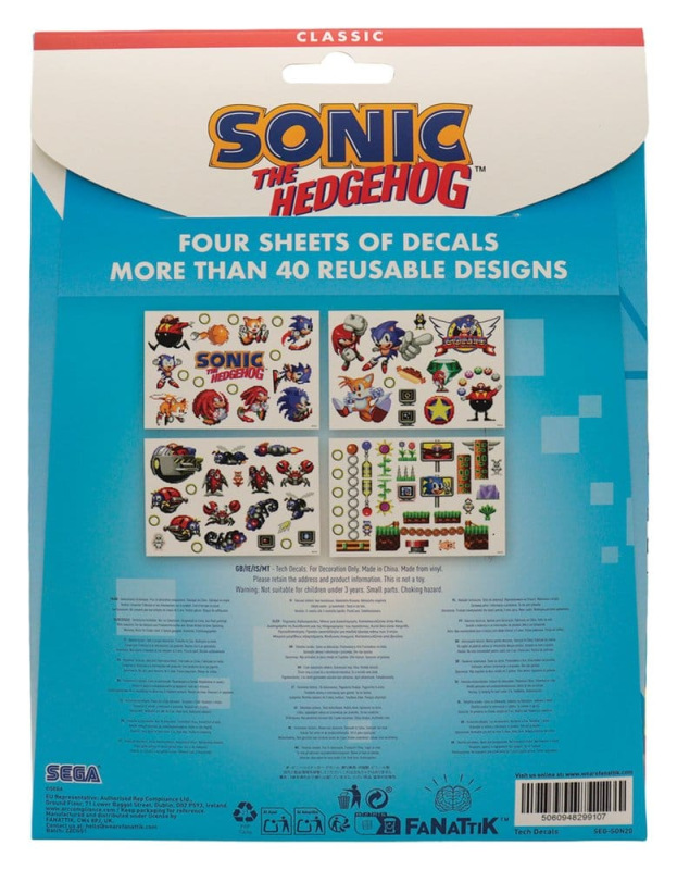 Sonic - The Hedgehog Tech Sticker Pack 3