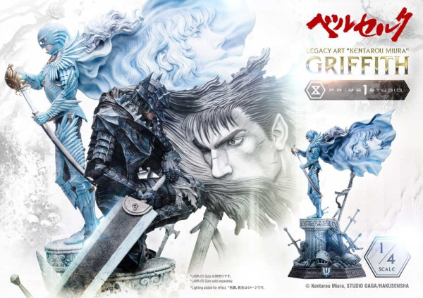 Berserk Legacy Art "Kentarou Miura" Statue 1/4 Griffith Bonus Version 93 cm 1