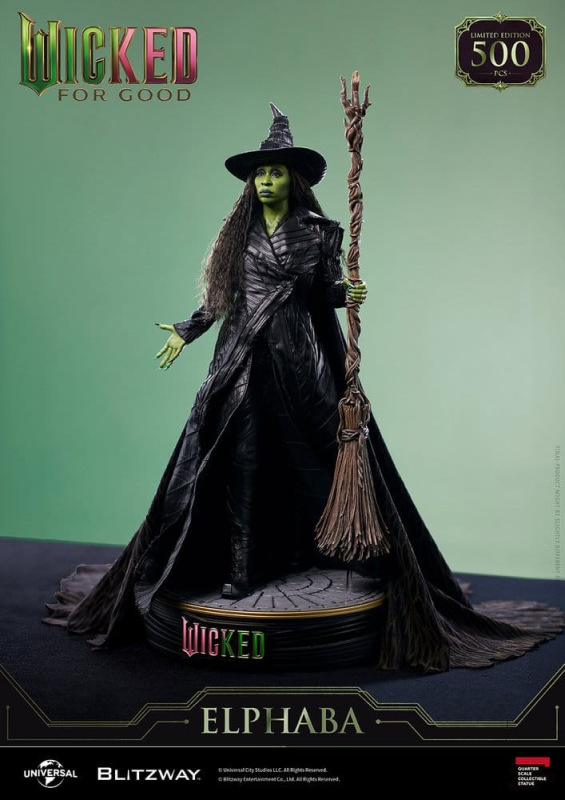 Wicked 2: For Good Superb Scale Statue 1/4 Elphaba 56 cm 12