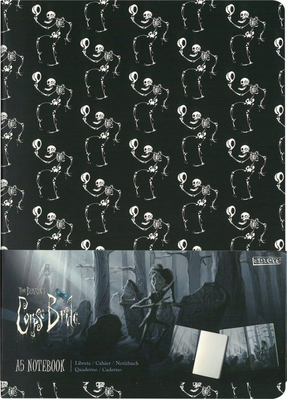 Corpse Bride Softcover Notebook Skeleton ver. A 21 cm 2