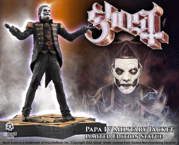 Ghost Rock Iconz Statue 1/9 Papa Emeritus IV (Military Jacket) 22 cm