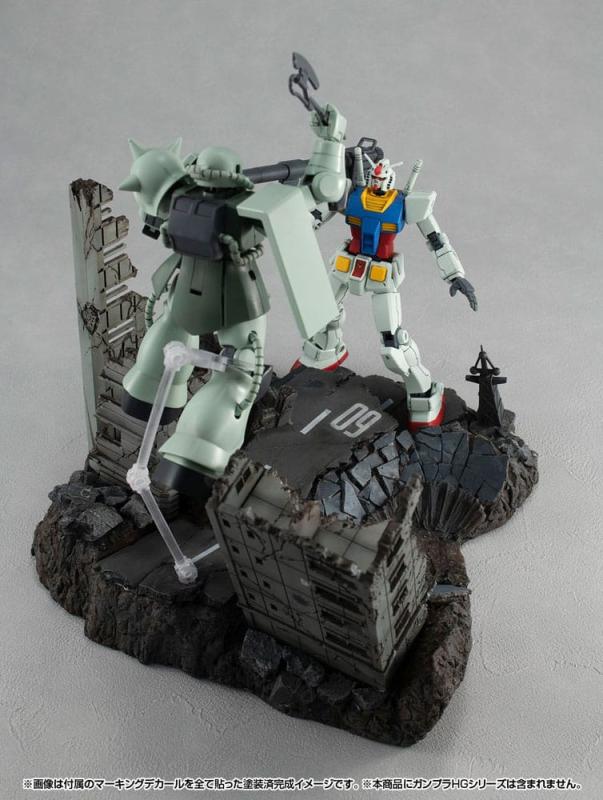 Mobile Suit Gundam Realistic Model Series Diorama G Structure GS02M The abandoned buildings in New Y