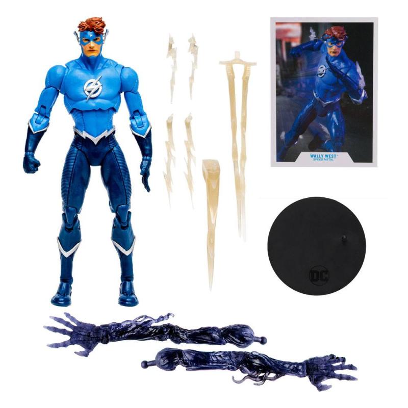 DC Multiverse Build A Action Figure Wally West (Speed Metal) 18 cm