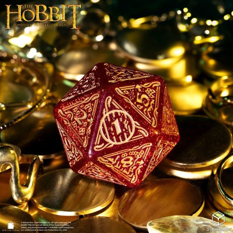 The Hobbit Spindown Jumbo Die Ember TCG D20 3