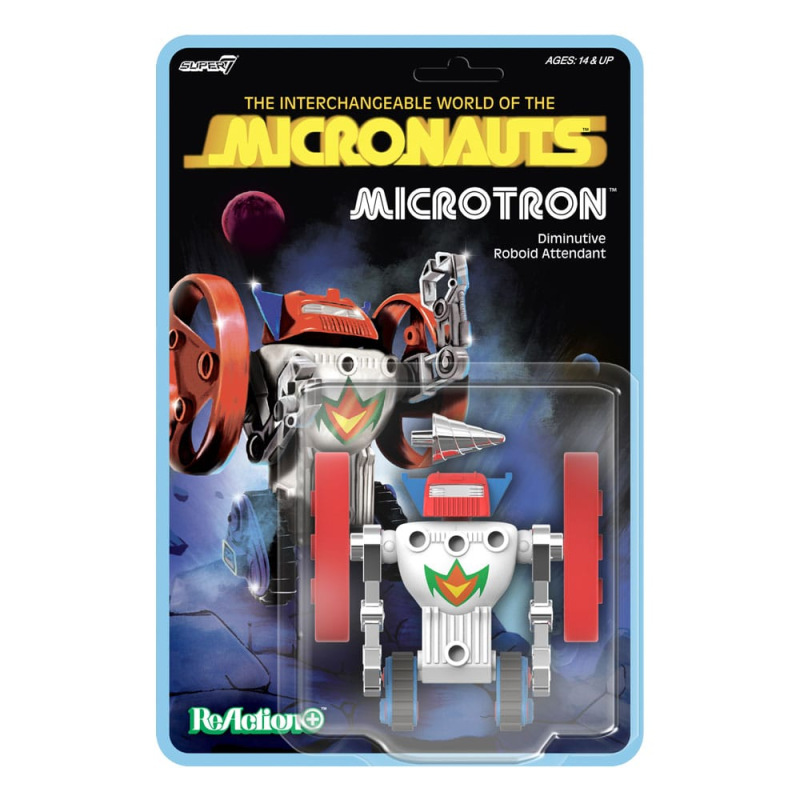 Micronauts ReAction+ Action Figure Microtron 9 cm 1