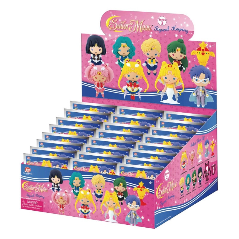 Sailor Moon 3D PVC Bag Clips Series 4 Display (24) 2