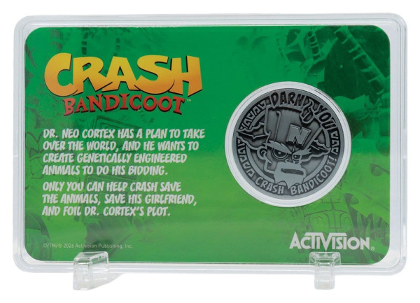 Crash Bandicoot Collectable Coin Presentation Limited Edition 5