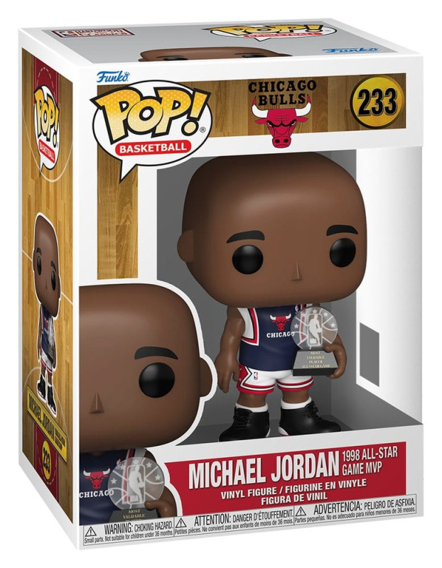 NBA Legends POP! Sports Vinyl Figure Bulls- Michael Jordan (1998 ASG MVP) 9 cm 1