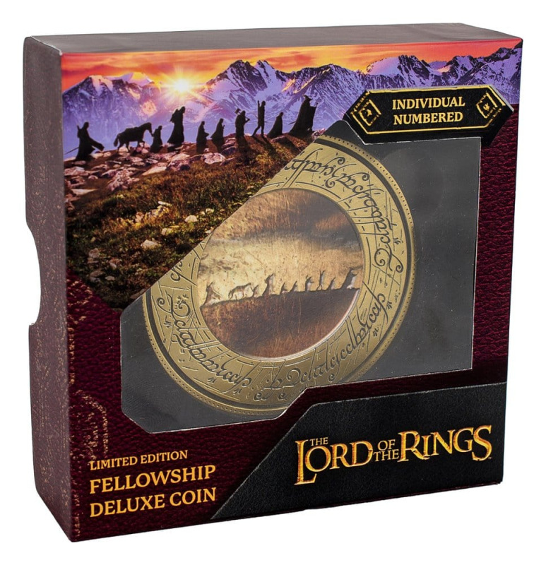 Lord of the Rings Coin with Display Stand The Fellowship 1