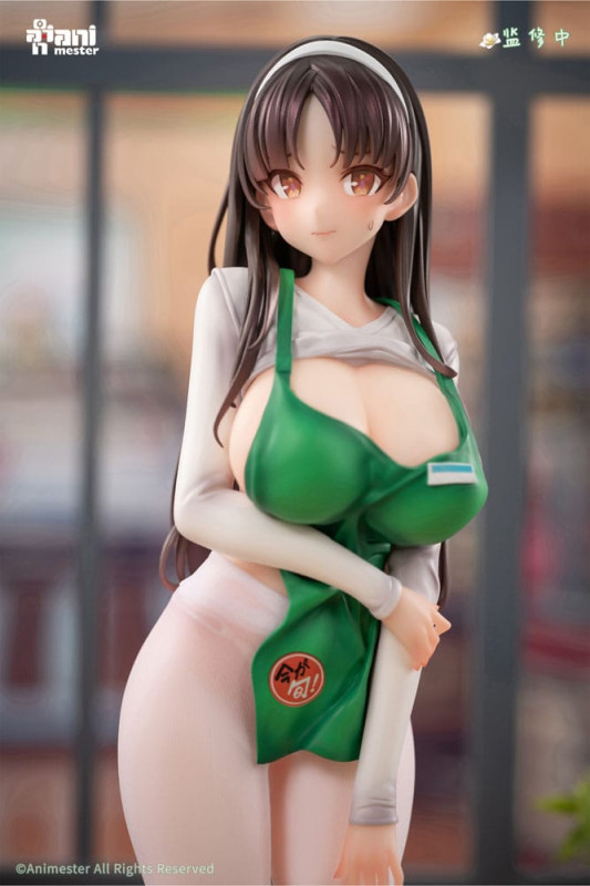 Original Character Statue 1/6 First Business! Mari Hanamiya the Gentle Shop Assistant illustration b 1
