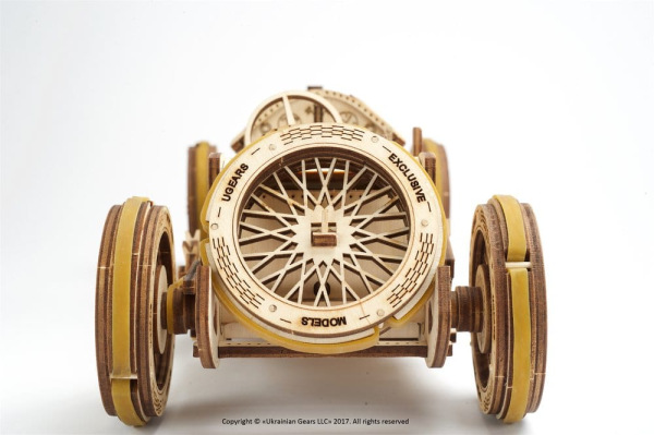 Ugears 3D Wooden Puzzle U-9 Grand Prix Car 6