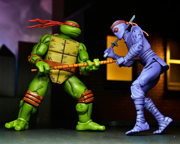 Teenage Mutant Ninja Turtles (Mirage Comics) 4-Pack Action Figures Leonardo, Raphael, Michelangelo, 9