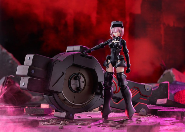 Fate/Grand Order Plamatea Plastic Model Kit Shielder/Mash Kyrielight (Ortinax) Black Barrel Edition 5