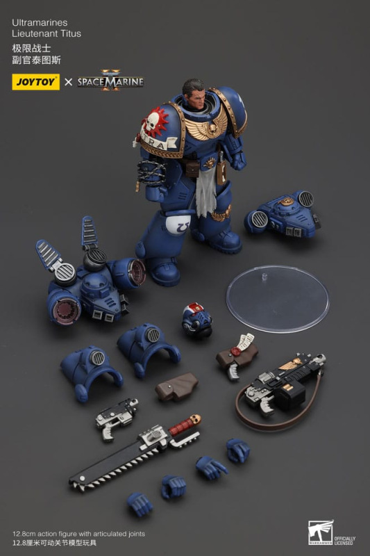 Warhammer 40k Action Figure 1/18 Uitramarines Lieutenant Titus 13 cm 8