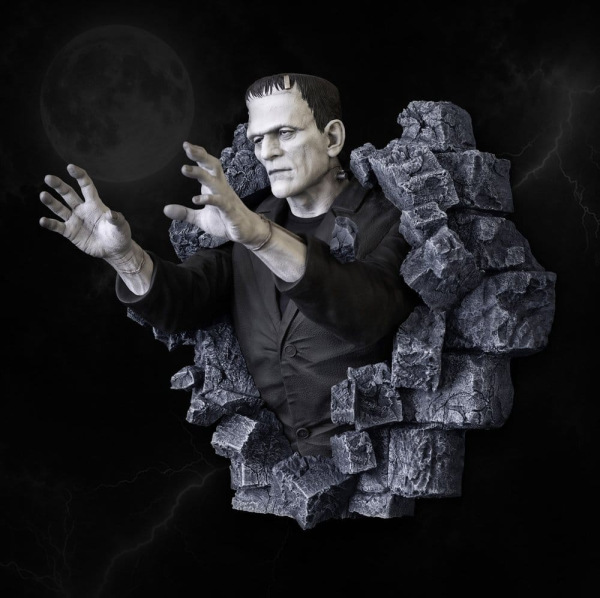 Frankenstein Wall Sculpture Classic Horror Edition Lifesize 94 cm 3