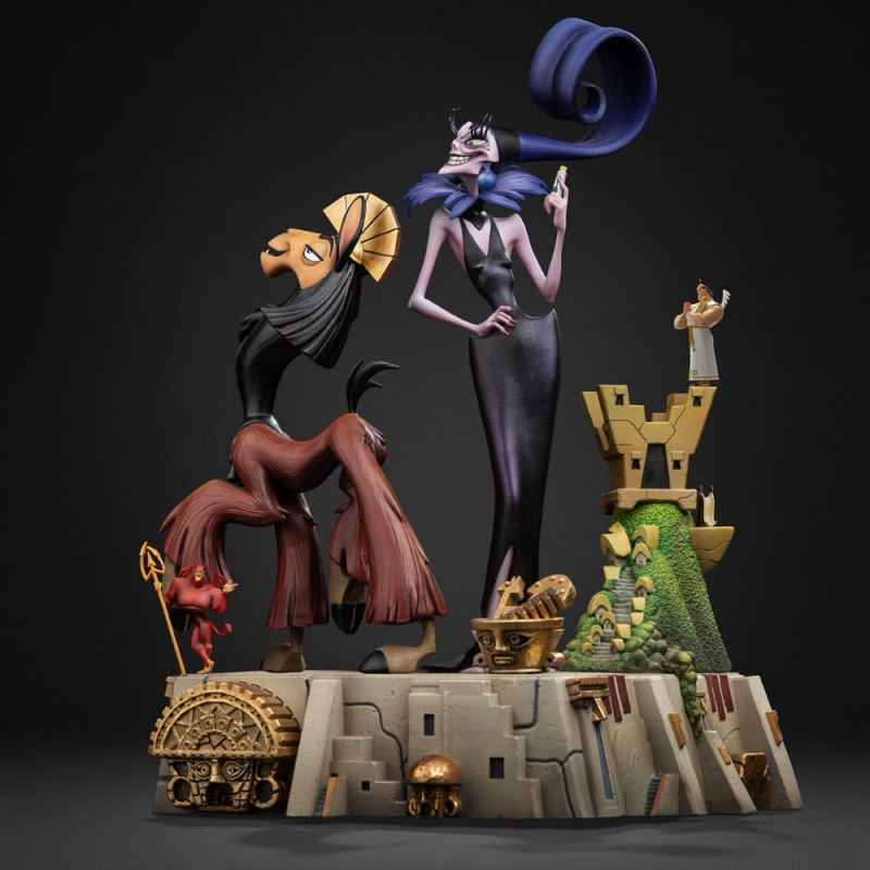 The Emperor's New Groove Deluxe Art Scale Statue 1/10 Kuzko & Yzma 28 cm 9