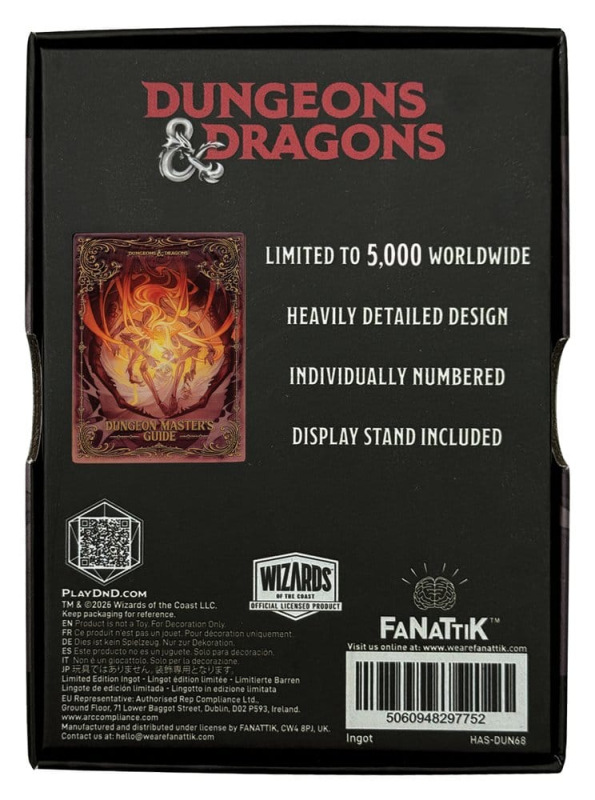 Dungeons & Dragons Ingot Dungeon Masters Guide Alternate Cover Limited Edition 2