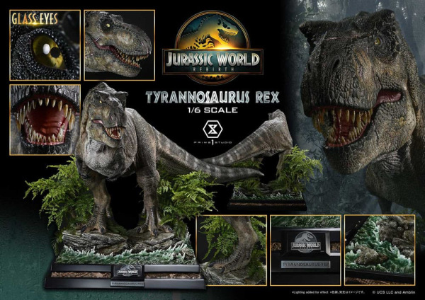 Jurassic World Rebirth Legacy Museum Collection Statue 1/6 Tyrannosaurus Rex 94 cm 1