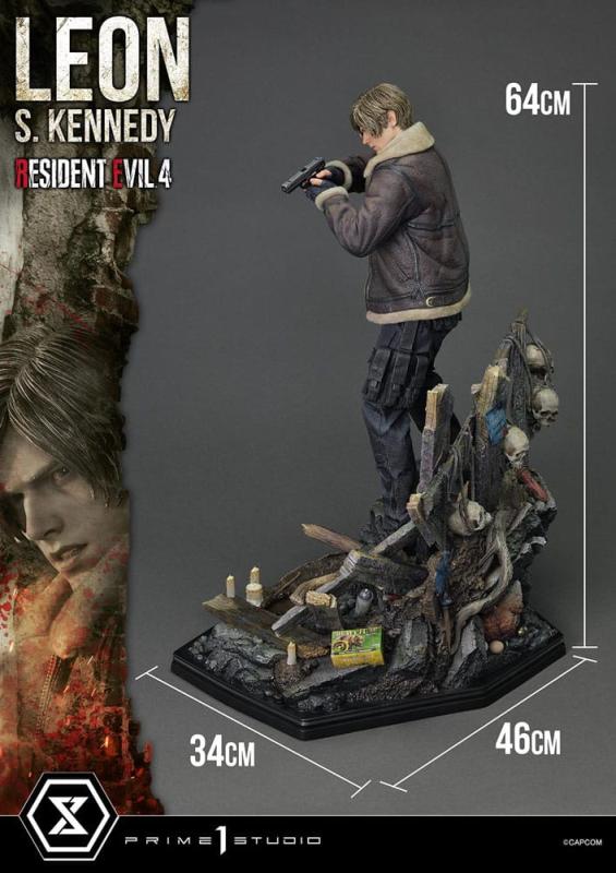 Resident Evil 4 Ultimate Premium Masterline Series Statue 1/4 Leon S. Kennedy Bonus Ver. 64 cm 11