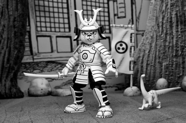 Usagi Yojimbo Action Figure Samurai Usagi Yojimbo (Black & White) 18 cm 9