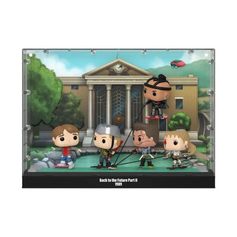 Back To The Future POP Moments Deluxe Vinyl Figures 5-Pack Hoverboard