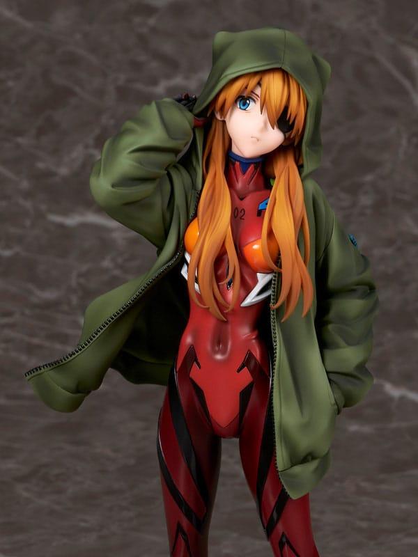 Shin Evangelion Movie PVC Statue 1/7 Shikinami Asuka Langley Hoodie Ver. 23 cm