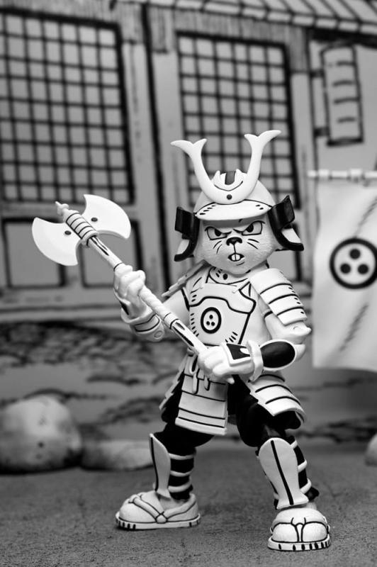 Usagi Yojimbo Action Figure Samurai Usagi Yojimbo Black & White Figure 18 cm