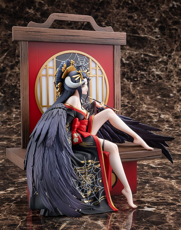 Overlord Statue 1/7 Albedo Splendid Kimono Ver. 27 cm 4
