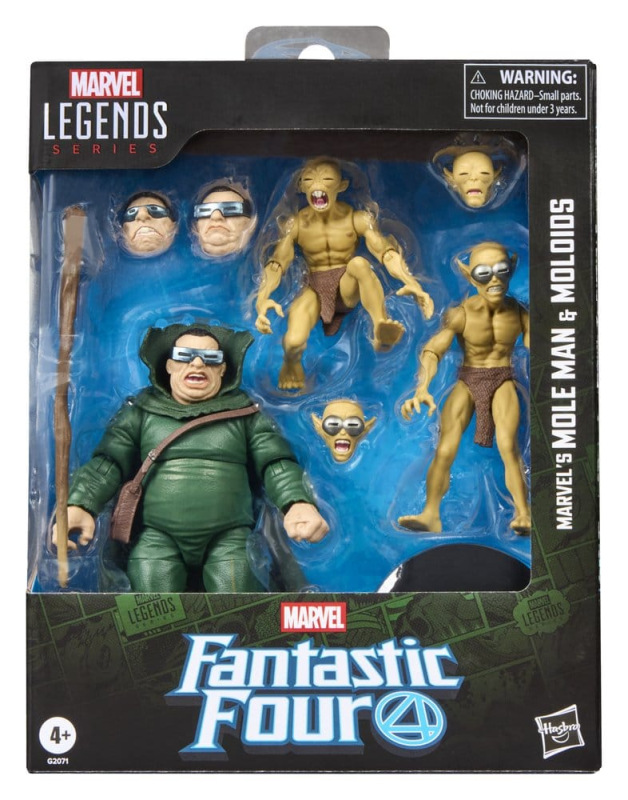 Fantastic Four Marvel Legends Action Figure 3-Pack Marvel's Mole Man & Moloids 15 cm 4