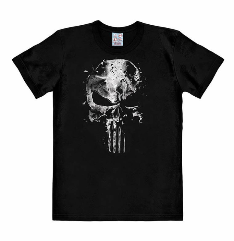 Marvel Easy Fit T-Shirt Punisher - Mercury Skull Size S