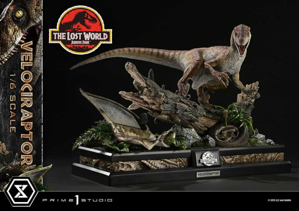 Jurassic Park II Legacy Museum Collection Statue 1/6 Velociraptor 41 cm 9