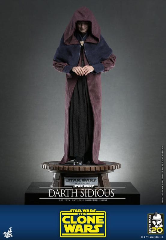 Star Wars: The Clone Wars Action Figure 1/6 Darth Sidious 29 cm