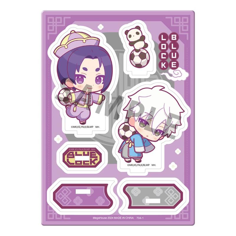 Blue Lock The Movie Acrylic Stand Buddycolle Episode Nagi A: Seishiro Nagi & Reo Mikage Panda ver. 1