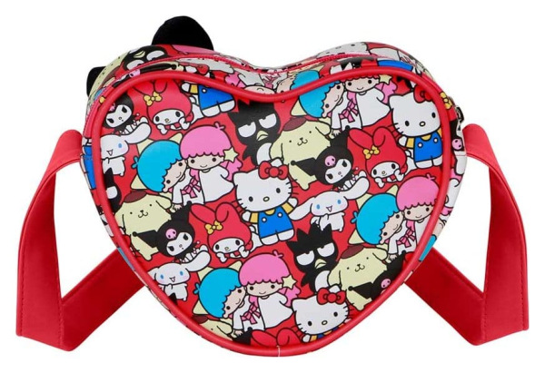 Sanrio Casual Heart Crossbody Bag Hello Kitty Friends Multicolour 2