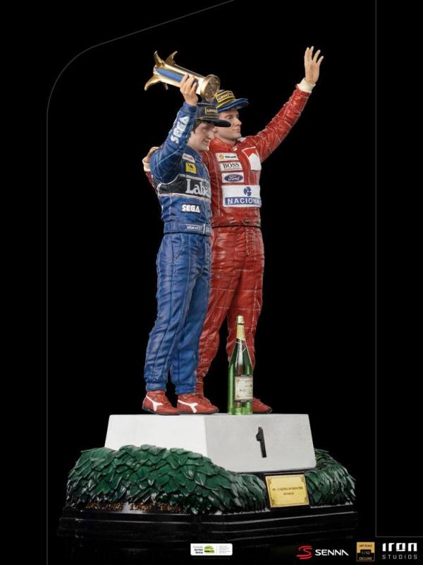 Ayrton Senna Deluxe Art Scale Statue 1/10 Alain Prost & Ayrton Senna (The Last Podium 1993 9