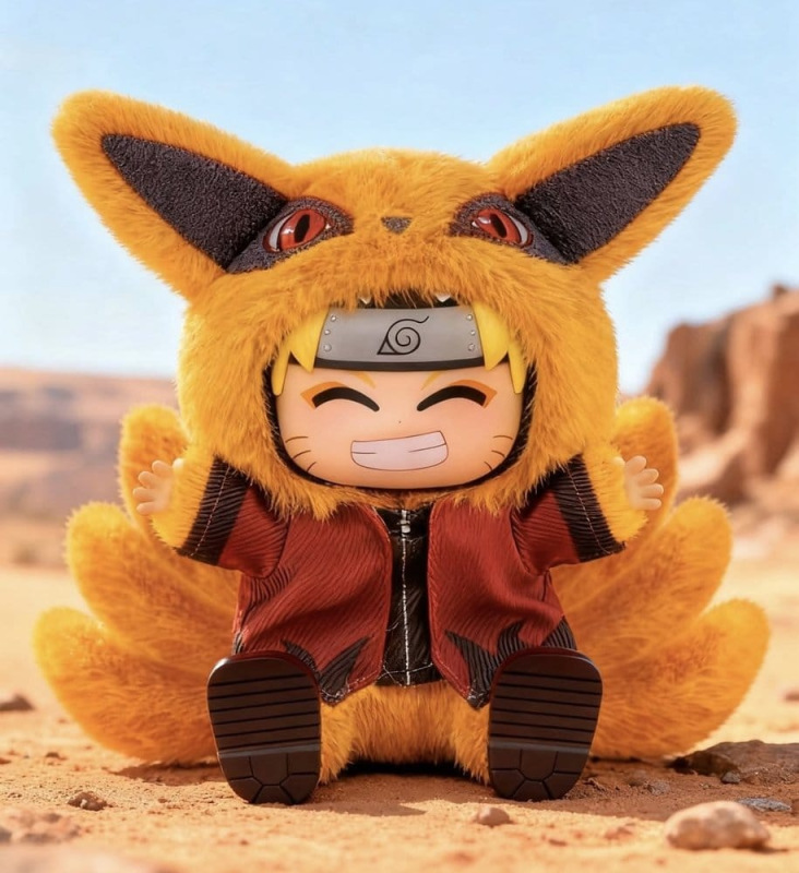 Naruto Vinyl Face Mini Plush Cute Beasts Blind Box 15 cm Display (6) 7