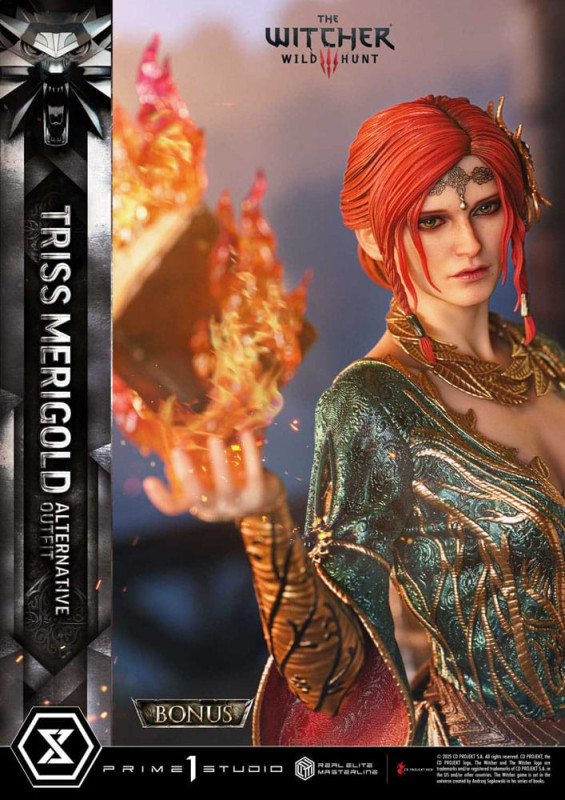 The Witcher 3: Wild Hunt Real Elite Masterline Series Statue 1/4 Triss Merigold Bonus Version 52 cm 4