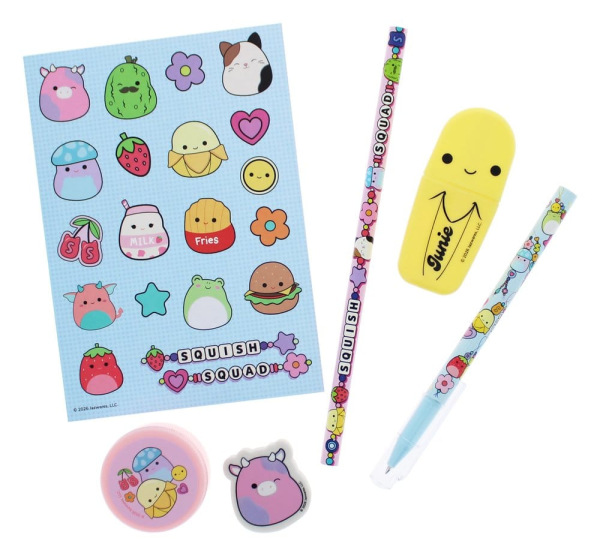 Squishmallows Stationery Set Squish Squad 7-piece 2